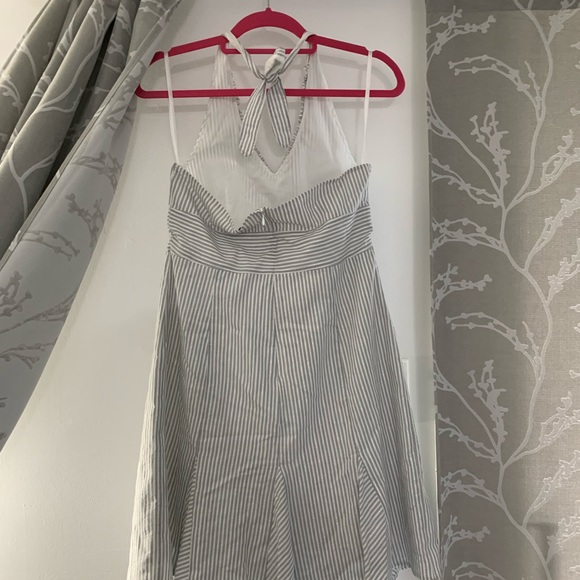 Vintage Striped Halter Dress size 8 - Picture 6 of 6